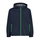CMP Rain jacket made of ripstop with hood (waterproof) dark blue children